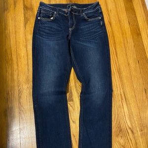 Women’s silver jeans